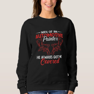 Sweatshirt Femme Auto peinture voiture spray peinture pistole