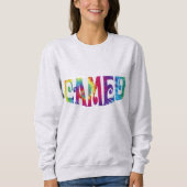 Sweatshirt femme avec logo Cravate-Dye Cameo (Devant)