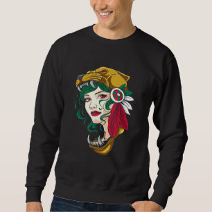 Sweatshirt Femme aztèque - Mexicaine - Chava - Hecho En Mexi