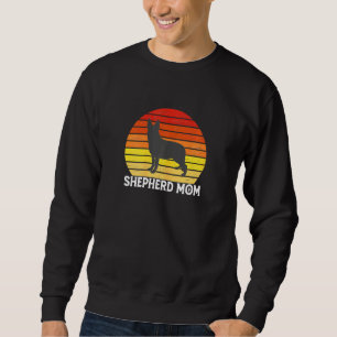 Sweatshirt Femme berger allemand - Retro berger Maman Shepar