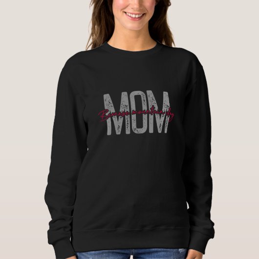 Sweatshirt Femme Bernese Mountain Dog Maman Chiens Chiens Vêt (Devant)