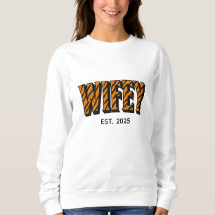Sweatshirt Femme Bold Imprimé Tigre