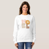 Sweatshirt femme Bold Pastel Noel (Devant entier)