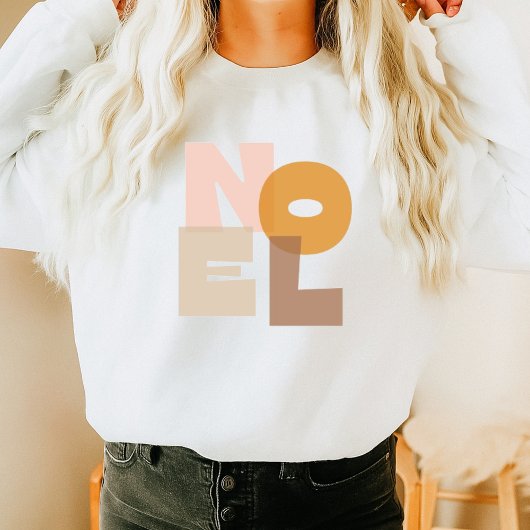 Sweatshirt femme Bold Pastel Noel