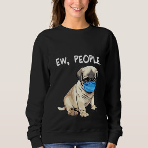 Sweatshirt Femme Carlin Ew Personnes Chien Portant Un Masque