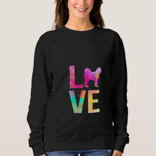 Sweatshirt Femme Coloré Alaskan Malamute Chien Maman Alaskan