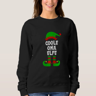Sweatshirt Femme Cool Grand-mère Elf partenaire Look Family O
