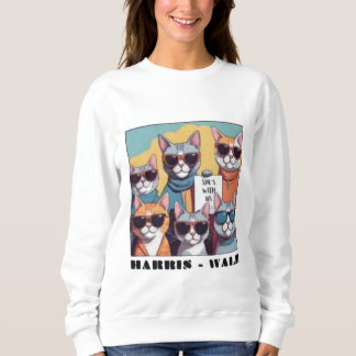 Sweatshirt Femme de chat sans enfant dames de chat sans enfan