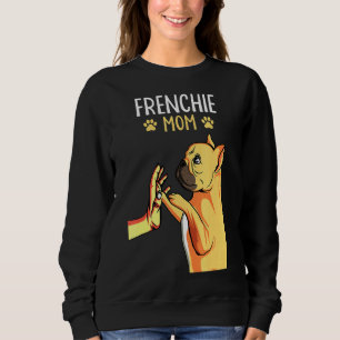 Sweatshirt Femme de Mama, chien de taureau français