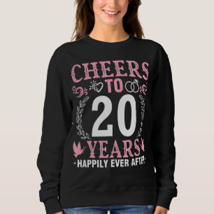 Sweatshirt Femme De Mari Salue Boire À 20 Ans Heureusement E