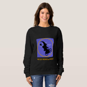 Sweatshirt Femme de Witchy sur des roues pour Halloween