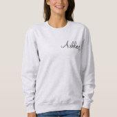 Sweatshirt Femme d'honneur Cadeau d'honneur sur mesure (Devant)