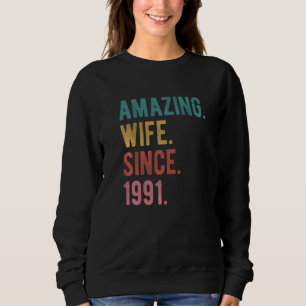 Sweatshirt Femme Extraordinaire depuis 1991 31e anniversaire