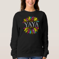 Femme Femme Personnalisée Yaya Sunflower Grand-mèr