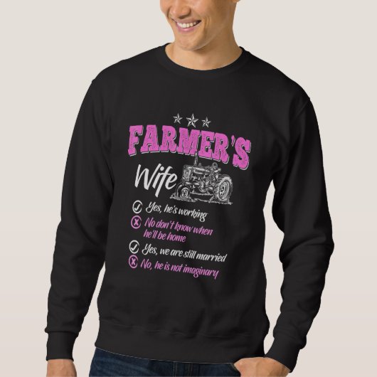 Sweatshirt Femme Fermière D'Un Rancher Fermier _4 (Devant)
