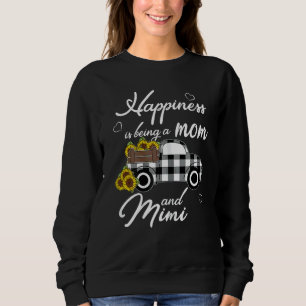 Sweatshirt Femme Fier Maman Et Mimi Tournesol Grandma Mignonn