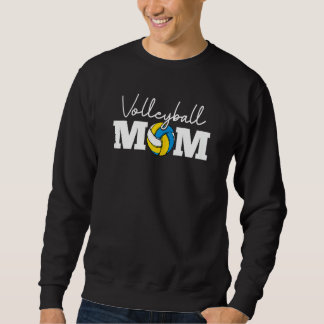 Sweatshirt Femme Funny Volleyball Graphisme Femmes et mamans