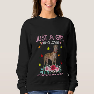 Sweatshirt Femme Greyhound Chien Teg Pour Femmes Juste Une Fi