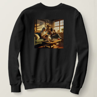 Sweatshirt Femme heureuse, Bonne vie Coeur ange