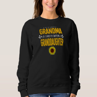 Sweatshirt Femme Je suis une grand-mère chanceuse de grand-fi