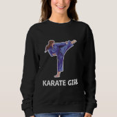Sweatshirt Femme Karate Fighter (Devant)