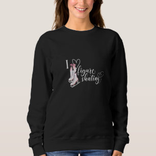 Sweatshirt Femme Love Patinage artistique Patinage sur glace