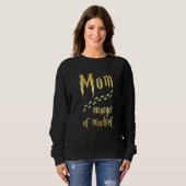Sweatshirt Femme Magique Maman Manager De Mal (Devant entier)