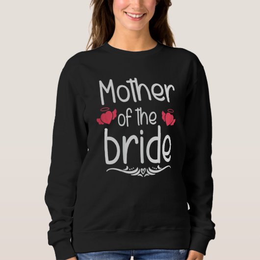 Sweatshirt Femme Mère de la mariée Fête de mariage maman mar (Devant)