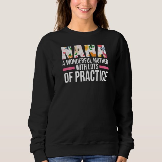 Sweatshirt Femme Nana Une Merveilleuse Mère Grand-Mère (Devant)