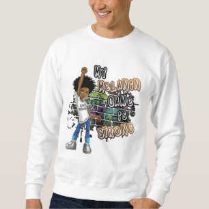 Sweatshirt Femme Phénoménale Mon Melanin Jeu Est Forte Noir G