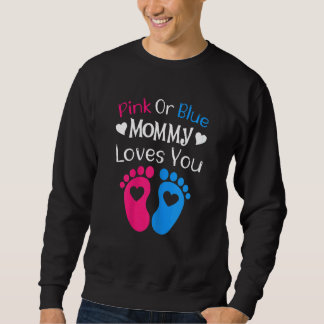 Sweatshirt Femme Rose Ou Bleu Maman Vous Aime Maman À Être G