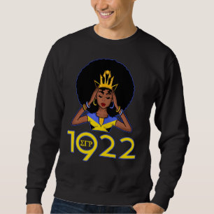 Sweatshirt Femme Sgrho Sigma 1922 Cool Black Girl Gamma Rho