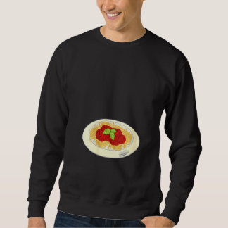 Sweatshirt Femme Spaghetti Italien Carbonara Parme Bolognaise