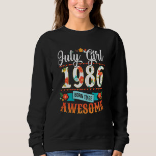Sweatshirt Femmes 36 Anniversaire Vêtements Juillet 1986 36 A