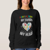 Sweatshirt Femmes adoptives Maman adoption Faire-part Foster (Devant)
