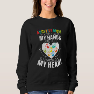 Sweatshirt Femmes adoptives Maman adoption Faire-part Foster