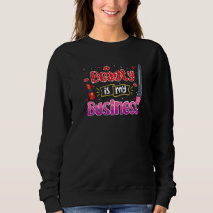 Sweatshirt Femmes Ados maquillage Artiste mignonne Beautician
