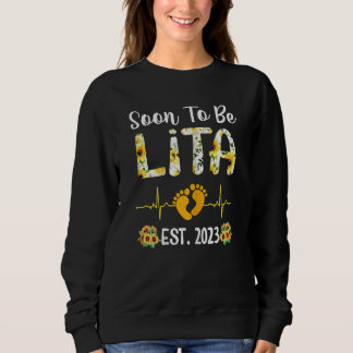 Sweatshirt Femmes Bientôt Être Lita 2023 Tournesol Nouveau Li