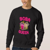 Sweatshirt Femmes Boba Queen Bubble Tea Tapioka perles Femmes (Devant)