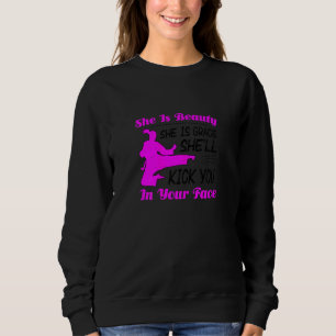Sweatshirt Femmes Elle Est Belle Elle Est Grâce Elle Vous Don