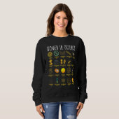 Sweatshirt Femmes En Science (Devant entier)