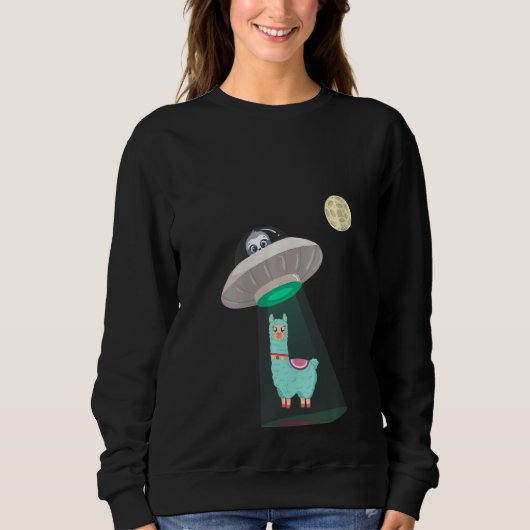 Sweatshirt Femmes Enlevées Par Sloth Alpaca (Devant)