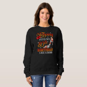 Sweatshirt Femmes Entrant Dans Mon 80e Anniversaire 80 Ans (Devant entier)