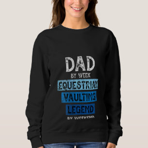 Sweatshirt Femmes équestre légende voûte papa papa papa papa