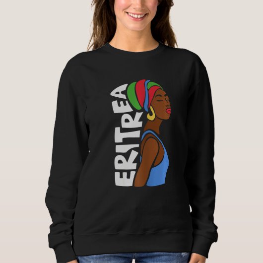 Sweatshirt Femmes Érythrée Patrimoine érythréen africain Ethn (Devant)