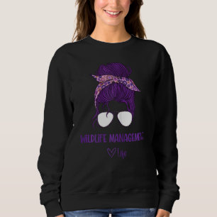 Sweatshirt Femmes Femmes Gestion de la faune Vie Faune