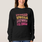 Sweatshirt Femmes femmes modernes féministes puissance (Devant)