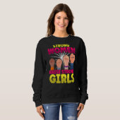Sweatshirt Femmes Fortes Lever Des Garçons Forts Et Des Fille (Devant entier)