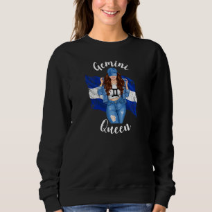 Sweatshirt Femmes Gémeaux Salvadoriennes Reine Du Salvador 