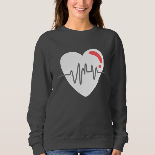 Sweatshirt Femmes gris blanc moderne (Devant)